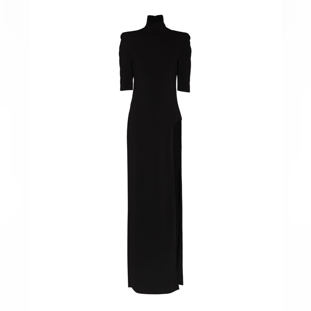 NWT Mônot High neck side-slit dress